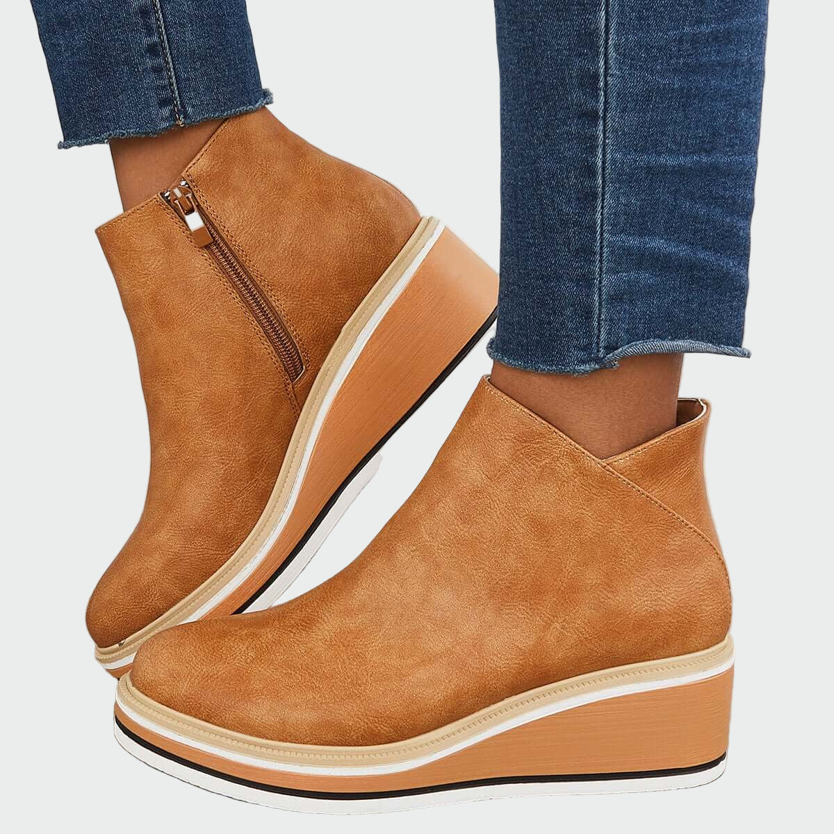 Бланка - Ортопедични кожени ботуши