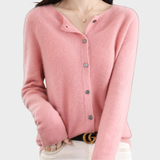 Маргарита – Дамски пуловер с обло деколте