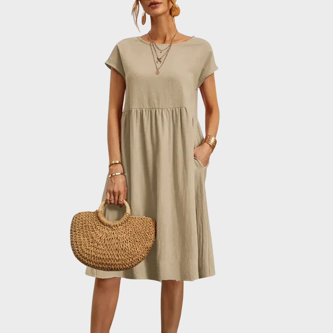 Анкица - Простичка рокля с джобове