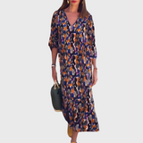 Дора | Макси рокля с ретро стил