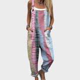 Ника - Ежедневен разкроен цветен гащеризон