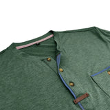 Чавор - Стилна тениска с кръгло деколте и джоб