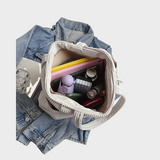 Amalia – Bolso Acanalado con Detalles de Cuerda