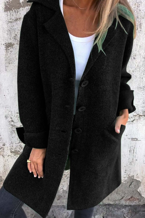 Ника - Шик Минималистичен Палто