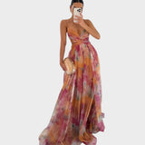 Миа - Цветна Макси Рокля за Безупречна Елегантност