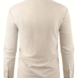 Орфей - Лека памучна риза с дълги ръкави