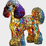 Lámpara Elegante con Poodle