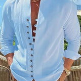 Орфей - Лека памучна риза с дълги ръкави