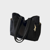 Amalia – Bolso Acanalado con Detalles de Cuerda