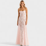 Верона - Рокля от цветна дантела