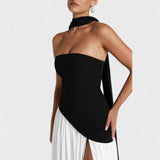 Хана - Дълга рокля с изискан дизайн