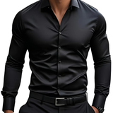 Найчо - Елегантна риза с дълги ръкави и копчета