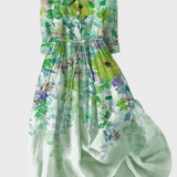 Рокля за градина в акварел