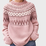 Плетен Джемпер с Яка