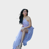 Ема - Дълга рокля с волани