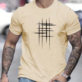 Анастас - Стилен т-shirt с кръгло деколте и графичен принт