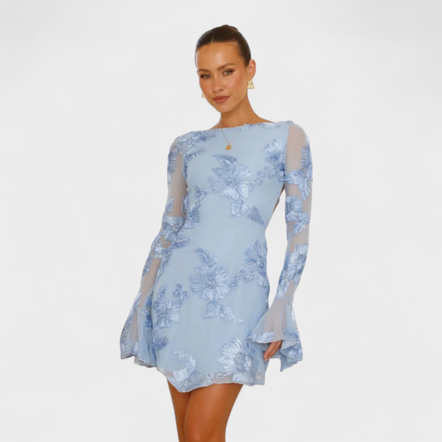 Джулия - Рокля с цветен чар