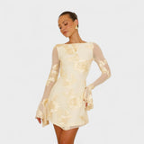 Джулия - Рокля с цветен чар