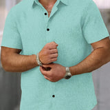 Здравчо - Лека риза с къс ръкав от лен