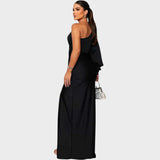 Марика – Елегантна дълга рокля на едно рамо