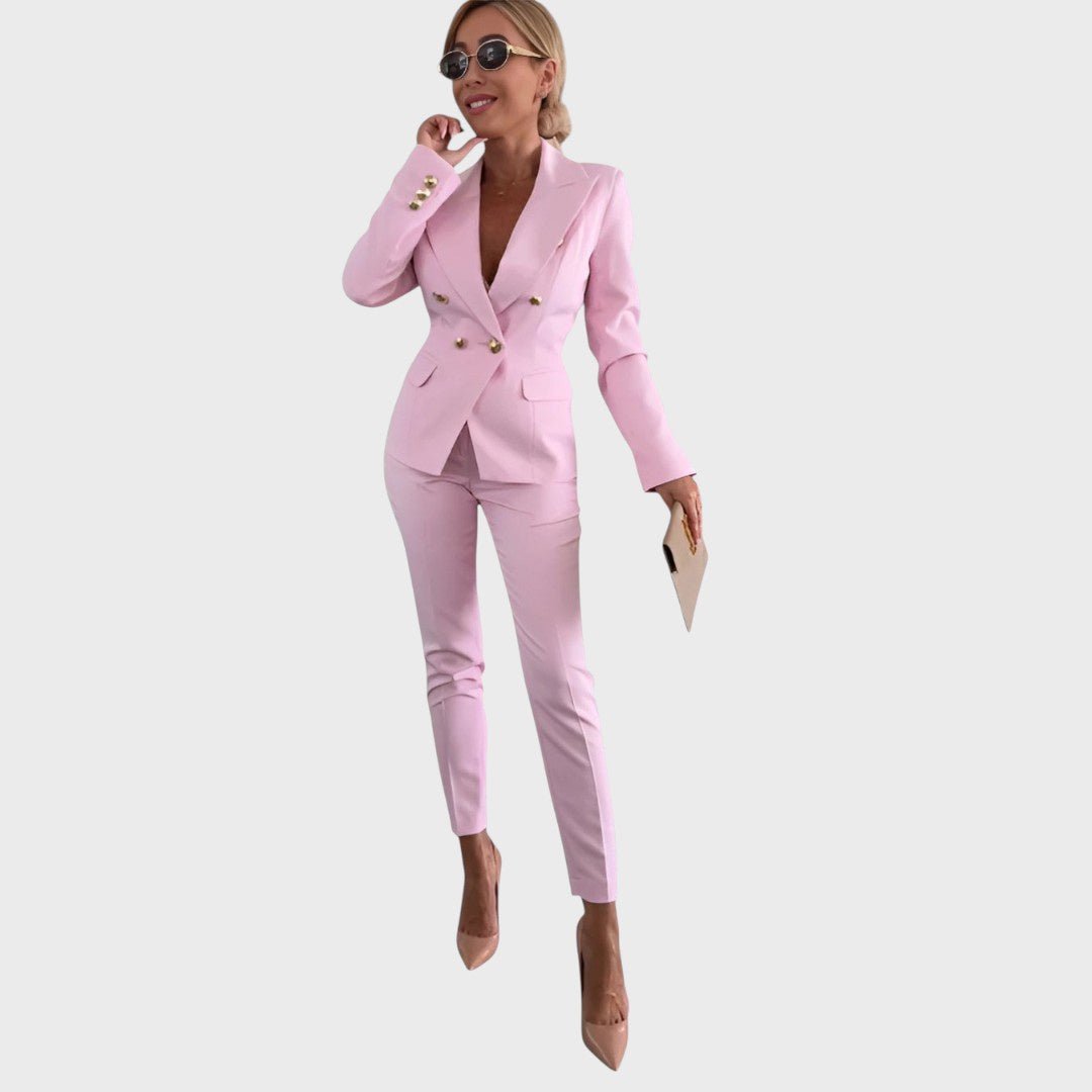 Божена - Двуредно сако с изразен силует