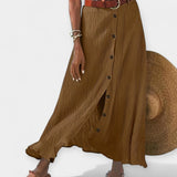 Полупрозрачна Миди Поличка с Разцепка