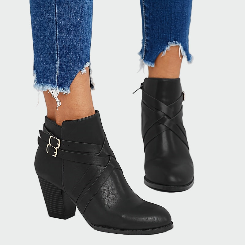 Славица - Ортопедични кожени ботуши