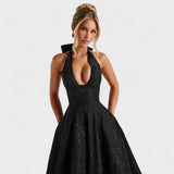 Жулиета – Миди рокля с халтер деколте