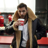 Флетчър - Премиум яке от агнешка кожа