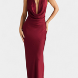 Нора Елегантна Рокля с Набръчкани Детайли