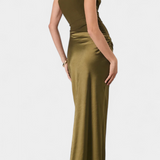 Ника Дълга Рокля за Партито с Асиметричен Изрез