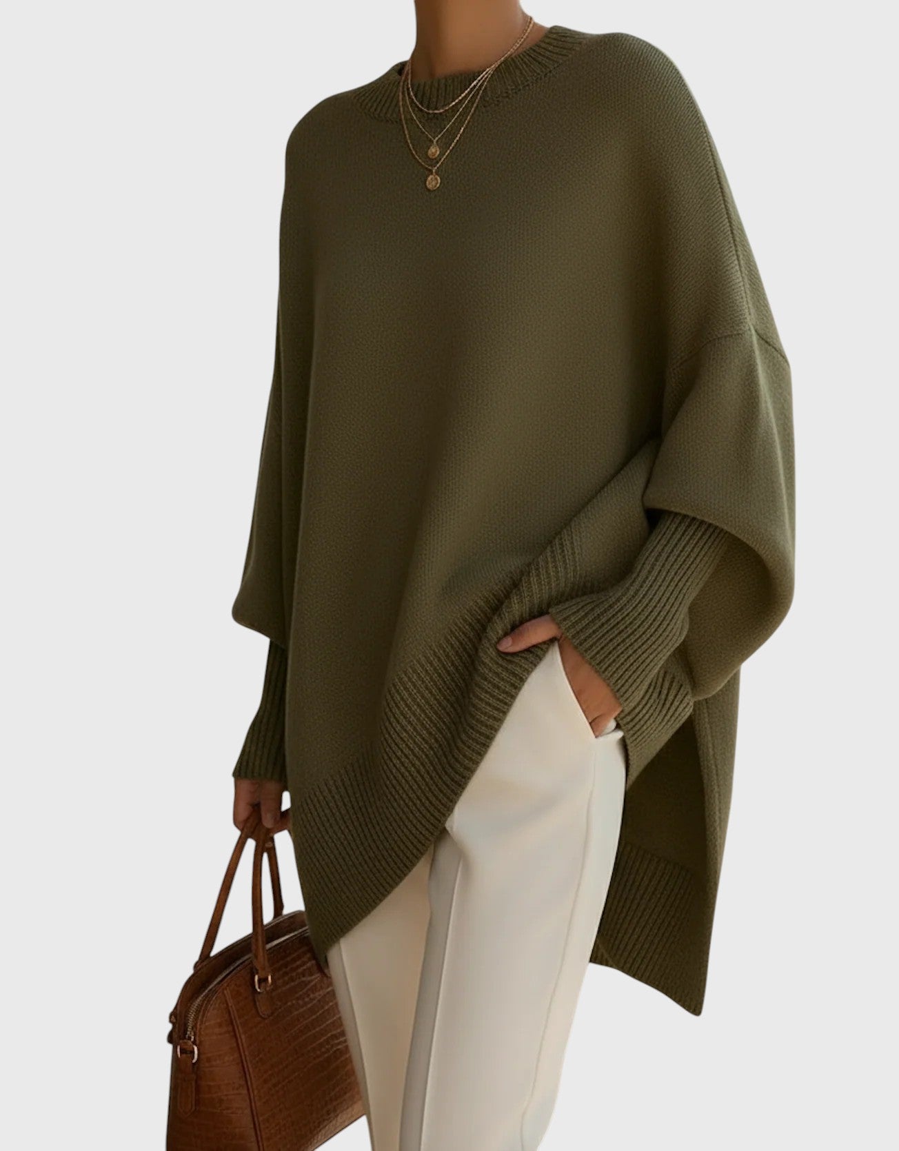 Маглионе | Пуловер с голям размер