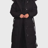 Кармен - Дълго пухено палто с колан