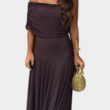 Рената - Макси рокля с едно рамо