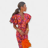 Рокля с Ръкави и Волани