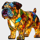 Lámpara Brillante con Bulldog