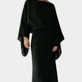 Филипа - Кимоно рокля от лен и памук с пояс