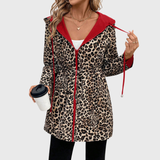 Стефка - Двулицево палто с леопардов принт