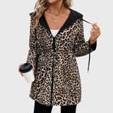 Стефка - Двулицево палто с леопардов принт